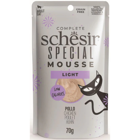 Hrana umeda pentru pisici Schesir Special Light Pui 70g